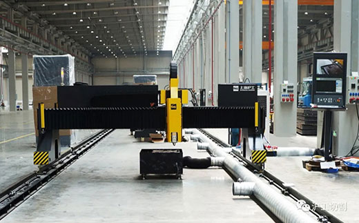 欧博abg官网欧博abg官网10米大幅面龙门光纤激光切割机有限元优化横梁高配驱动系统