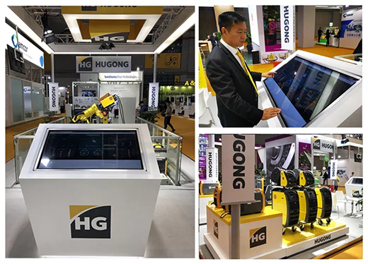 进博会首日欧博abg官网意大利CEA展位展品智能焊接与切割云系统