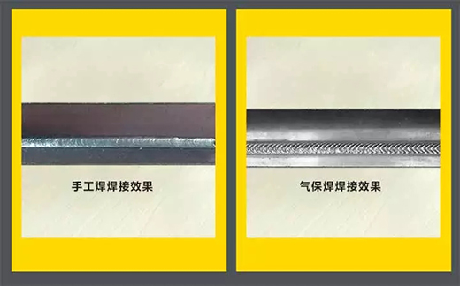 欧博abg官网NB 251III焊机焊接效果